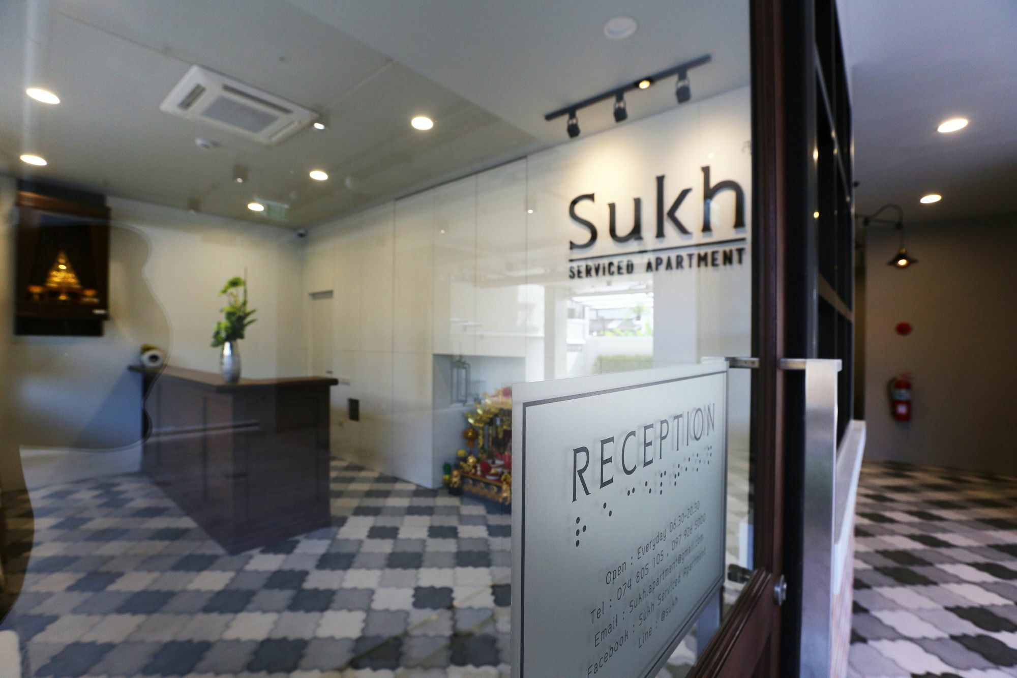 Sukh Serviced Apartment Ban Kho Hong Exterior foto